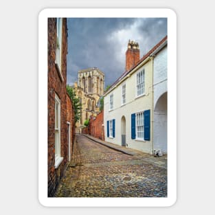 Chapter House Street and York Minster Sticker